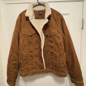Men’s Gap Sherpa-Lined Corduroy Jacket